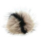 Lana Grossa POMPON DE PIEL Finnraccoon | 703-beige/negro