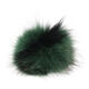 Lana Grossa POMPON DE PIEL Finnraccoon | 706-verde/negro