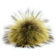 Lana Grossa POMPON DE PIEL Finnraccoon | 133-mostaza