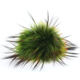 Lana Grossa POMPON DE PIEL Finnraccoon | 156-otoño verde