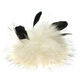 Lana Grossa POMPON DE PIEL Finnraccoon con plumas | 754-color crudo