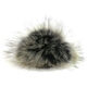 Lana Grossa POMPON DE PIEL Finnraccoon | 145-negro/gris