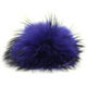 Lana Grossa POMPON DE PIEL Finnraccoon | 126-cobalto