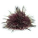 Lana Grossa POMPON DE PIEL Finnraccoon | 501-berenjena/gris