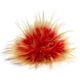 Lana Grossa POMPON DE PIEL Finnraccoon | 511-rojo/oliva