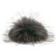 Lana Grossa POMPON DE PIEL Finnraccoon | 112-antracita/negro