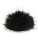 Lana Grossa POMPON DE PIEL Finnraccoon | 127-negro