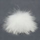 Lana Grossa POMPON DE PIEL Finnraccoon | 128-blanco