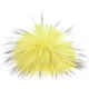 Lana Grossa POMPON DE PIEL Finnraccoon | 608-amarillo limón
