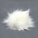 Lana Grossa POMPON DE PIEL DE IMITACIÓN Color | 108-blanco