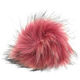 Lana Grossa POMPON DE PIEL DE IMITACIÓN Color | 110-rosa vieja
