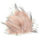 Lana Grossa POMPON DE PIEL DE IMITACIÓN Color | 112-rosa claro