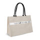 Lana Grossa Bolsa de compras de lino | 01-beige