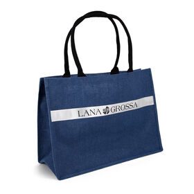 Lana Grossa Bolsa de compras de lino