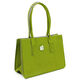 Lana Grossa Bolso de compras XL | 03-verde/gris