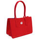 Lana Grossa Bolso de compras XL | 04-rojo/magenta
