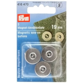 Lana Grossa Botones magnéticos para coser 19mm
