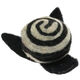 Lana Grossa Pieza decorativa de fieltro / 7cm | 02-negro