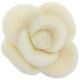 Lana Grossa Flósculos de fieltro 12333/4 cm | 02-blanco