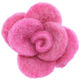 Lana Grossa Flósculos de fieltro 12333/4 cm | 05-rosa
