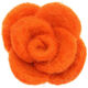 Lana Grossa Flósculos de fieltro 12333/4 cm | 06-naranja