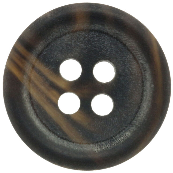 Lana Grossa UNION KNOPF 36428/25mm | 22-gris marrón