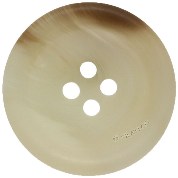 Union Knopf Botón 4 agujeros 23mm | 16-gris beige