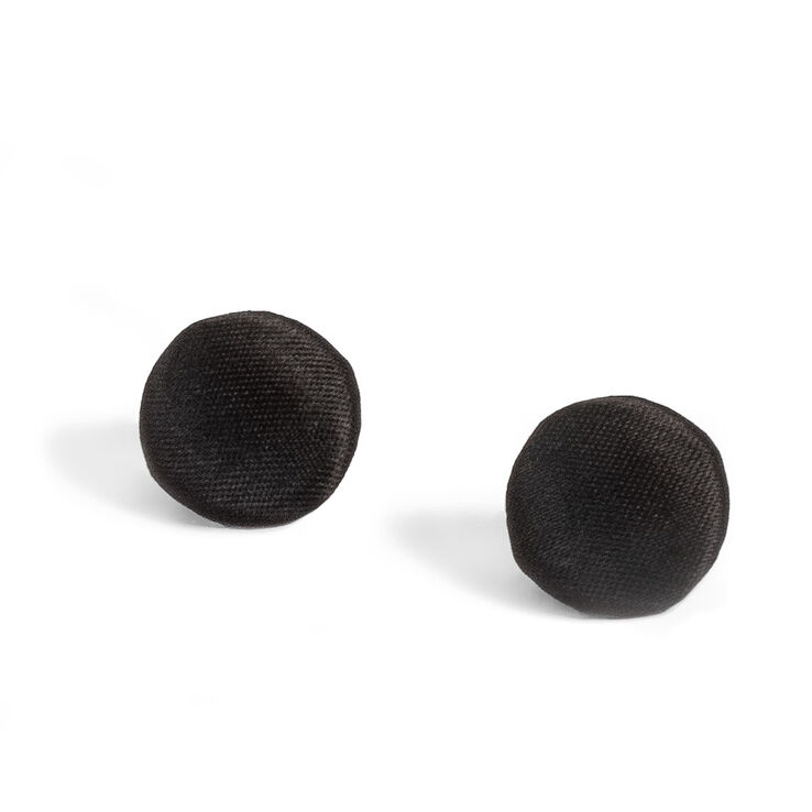 Lana Grossa Botón de satén con ojete 18mm | 80-negro