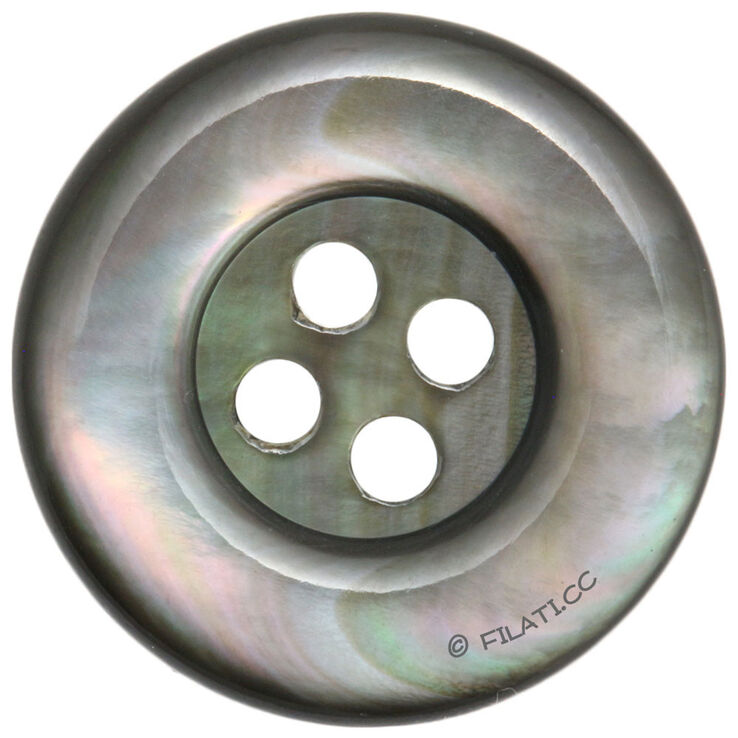 Lana Grossa UNION KNOPF 43311/20mm | 76-gris oscuro