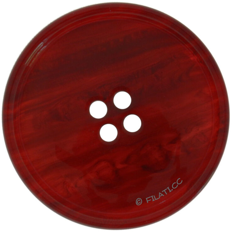 Lana Grossa UNION KNOPF 450188/30mm | 54-rojo oscuro