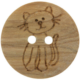 Lana Grossa Botón de madera para niños 15mm