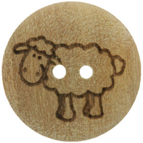 Lana Grossa Botón de madera para niños 15mm