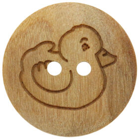 Lana Grossa Botón de madera para niños 15mm