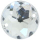 Union Knopf Piedra decorativa 451701/13mm | 10-transparente