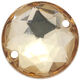 Union Knopf Piedra decorativa 16mm | 18-marrón claro