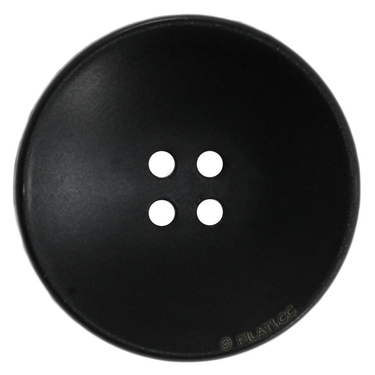 Union Knopf Botón 4 agujeros 23mm | 80-negro