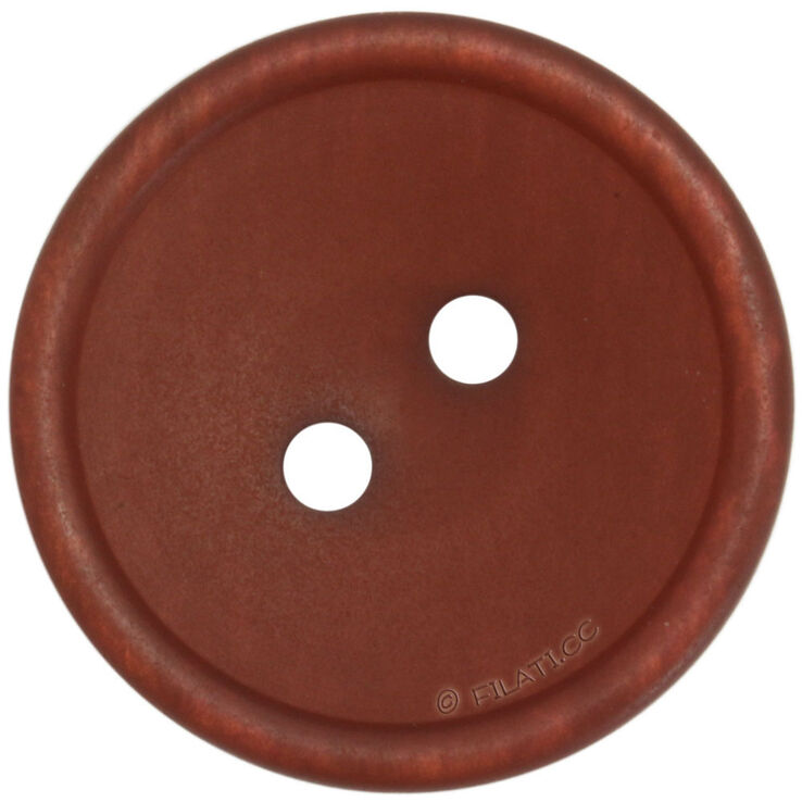 Lana Grossa UNION KNOPF 451978/23mm | 20-rojo herrumbre