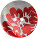 Lana Grossa UNION KNOPF 452665/18mm | 48-plata/rojo