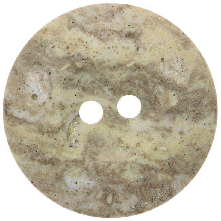 Lana Grossa UNION KNOPF 452685/28mm | 14-naturaleza mezcla