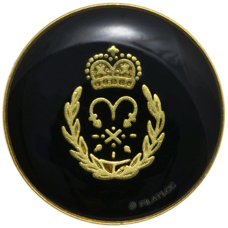Lana Grossa UNION KNOPF 452687/20mm | 80-negro/oro