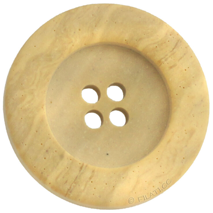 Lana Grossa UNION KNOPF 453185/23mm | 16-marrón claro