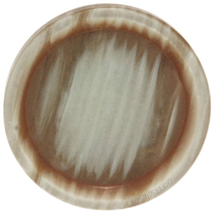 Union Knopf Botón con ojete 20mm | 16-beige/caramelo