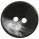 Union Knopf Botón 2 agujeros 18mm | 80-negro