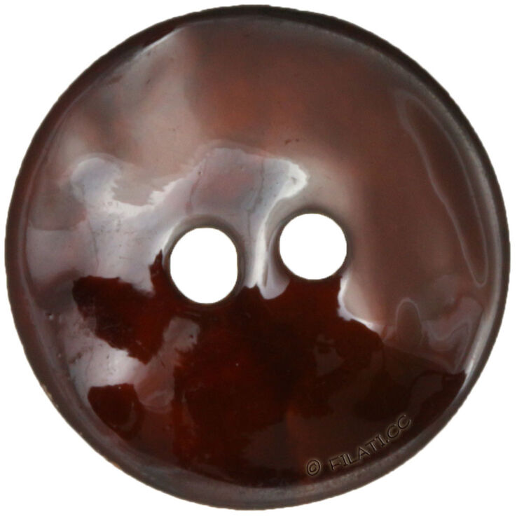 Lana Grossa UNION KNOPF 46286/12mm | 22-rojo marrón