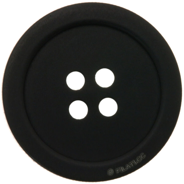 Lana Grossa UNION KNOPF 46943/18mm | 80-negro