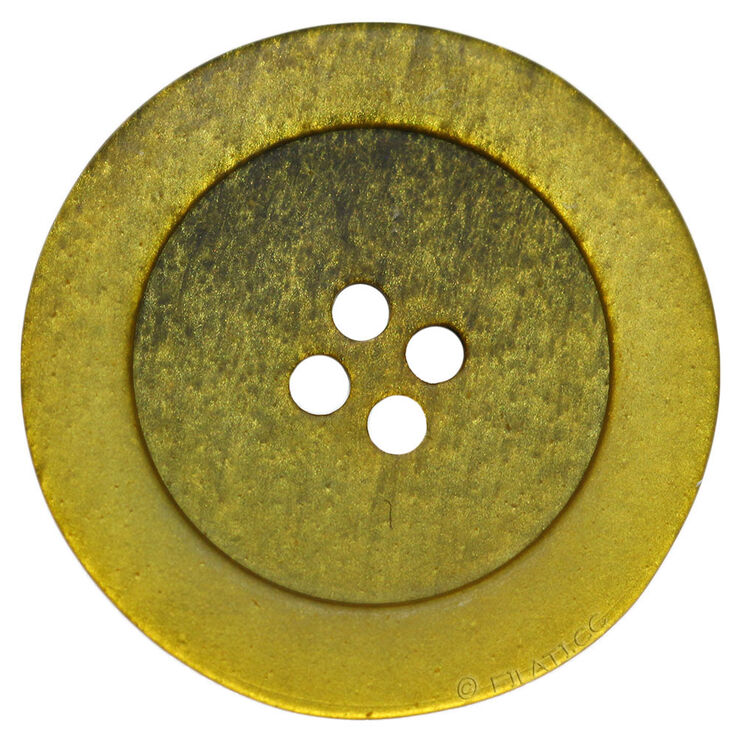 Union Knopf Botón 4 agujeros 25mm | 40-negro/oro
