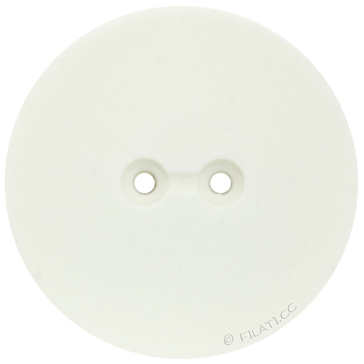 Union Knopf Botón 2 agujeros 28mm | 12-blanco