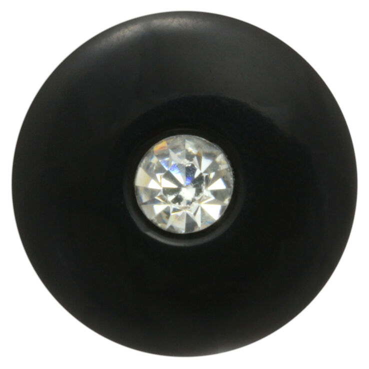 Lana Grossa Piedra decorativa 48582/15mm | 80-negro
