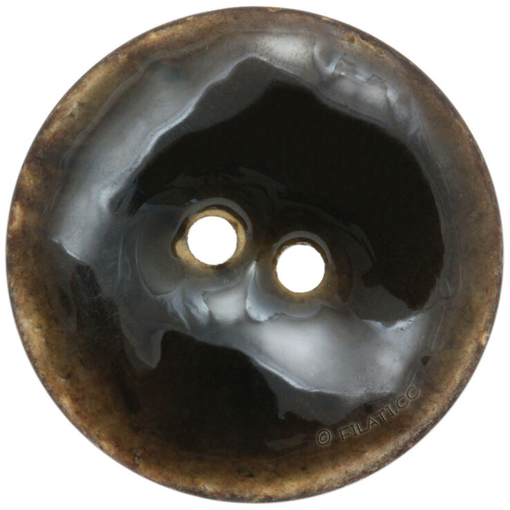 Lana Grossa UNION KNOPF 48611/30mm | 78-marrón oscuro
