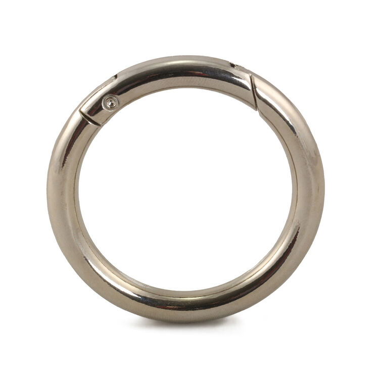 Union Knopf Gancho mosquetón 25 mm | 082-plata